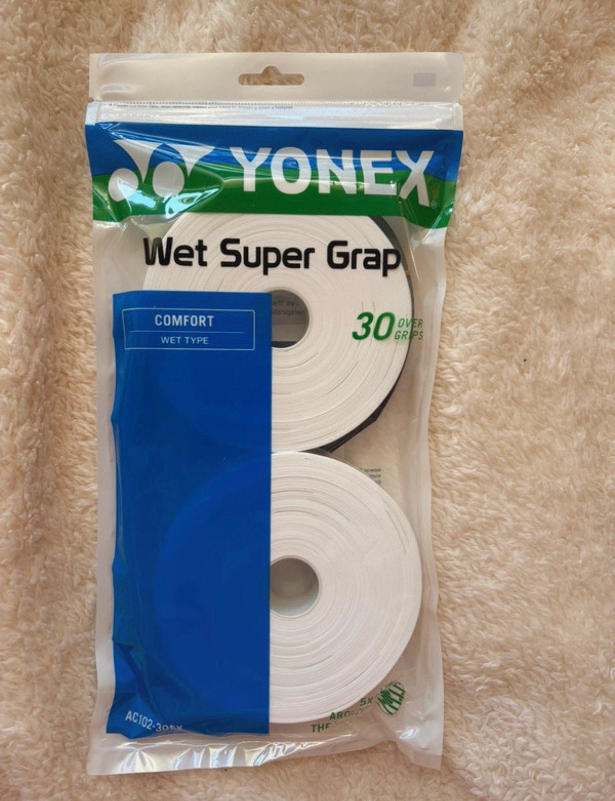 Yonex Tennis Grips 30 pack, Verzenden, Nieuw, Grip of Snaar, Overige merken