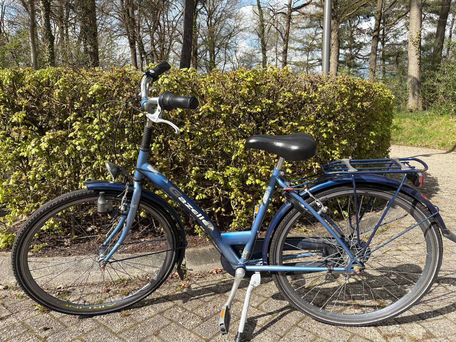 Gazelle Women's / City Bike – Blue– Good Condition, Terugtraprem, 47 tot 50 cm, Versnellingen, Ophalen of Verzenden