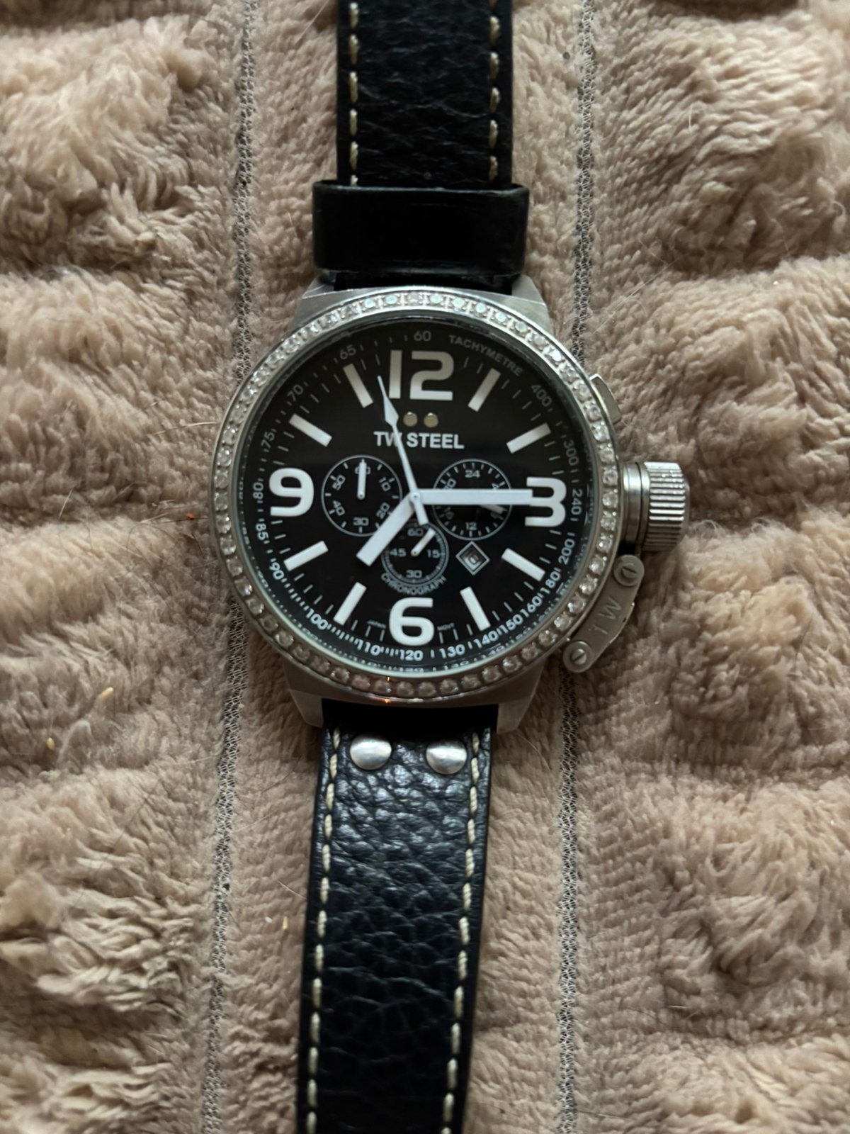 TW Steel horloge, Ophalen of Verzenden, Zo goed als nieuw, Leer, Overige merken