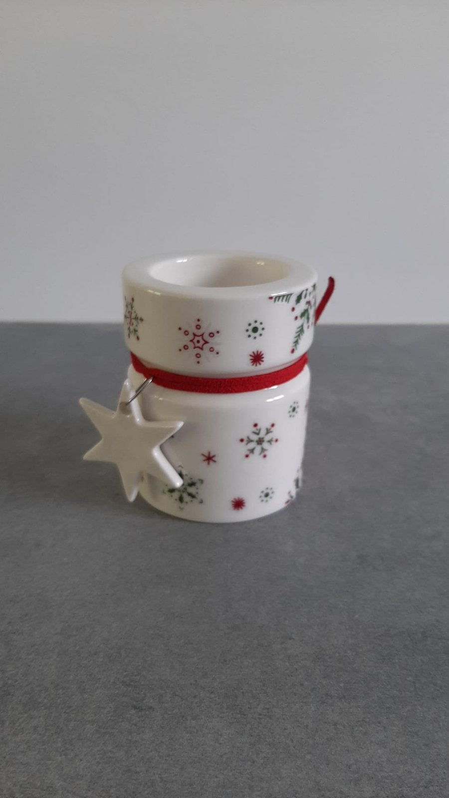 Villeroy & Boch new modern christmas waxinelichthouder kerst, Ophalen of Verzenden, Zo goed als nieuw, Porselein, Overige stijlen