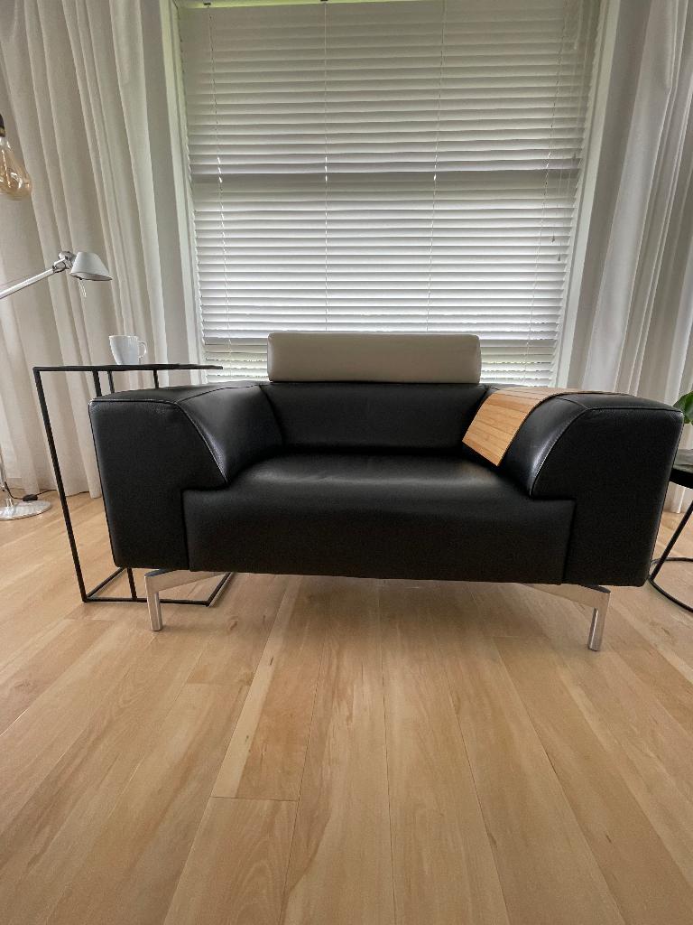 Stoel loveseat Leolux Howlo, Ophalen, Eenpersoons, Modern, tijdloos,, Zo goed als nieuw