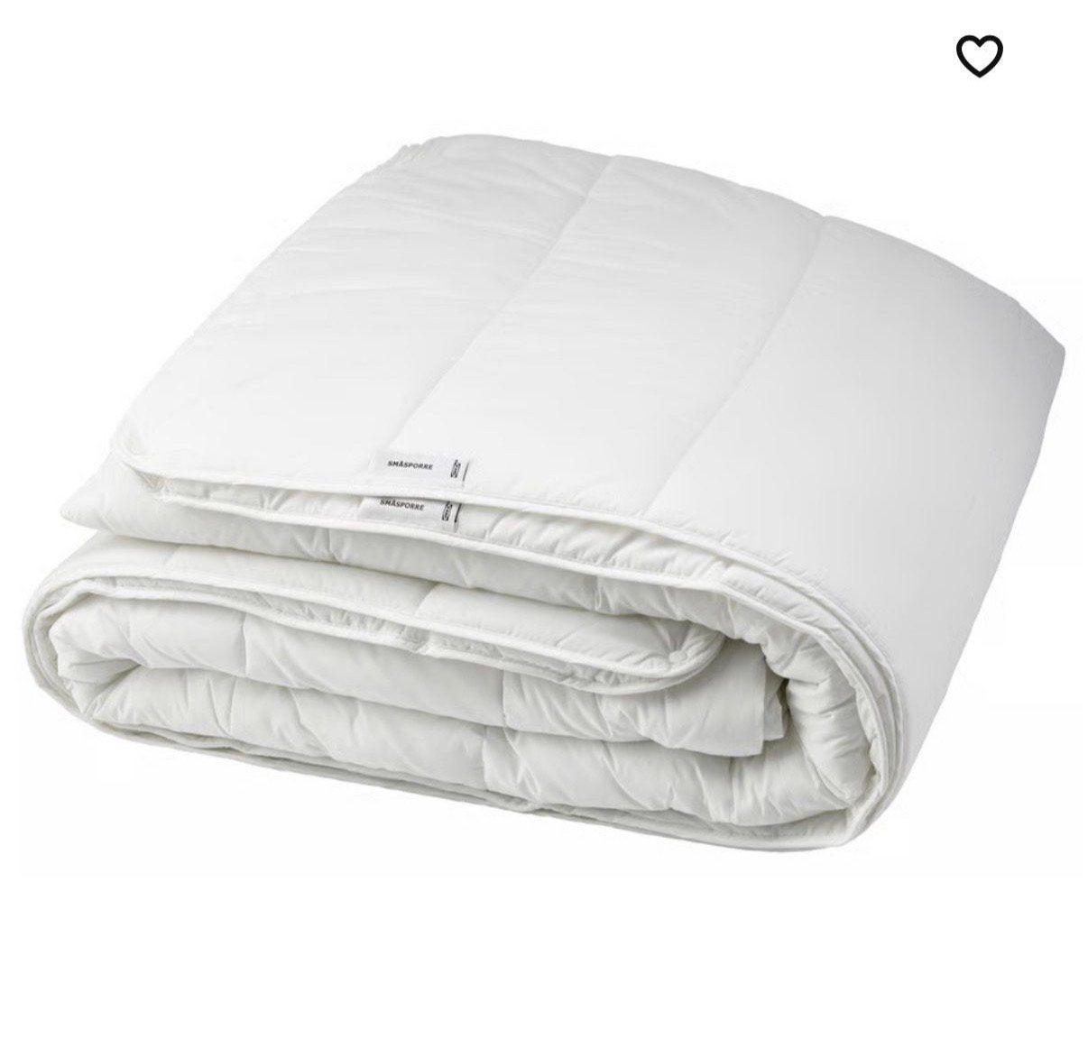 IKEA All-seasons tweepersoons dekbed 140x200cm, Huis en Inrichting, Slaapkamer | Beddengoed, Gebruikt, Wit, Tweepersoons, Ophalen of Verzenden