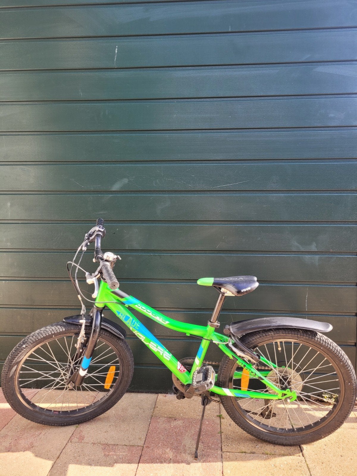 Jongensfiets 20 inch - Groen/Blauw, Ophalen