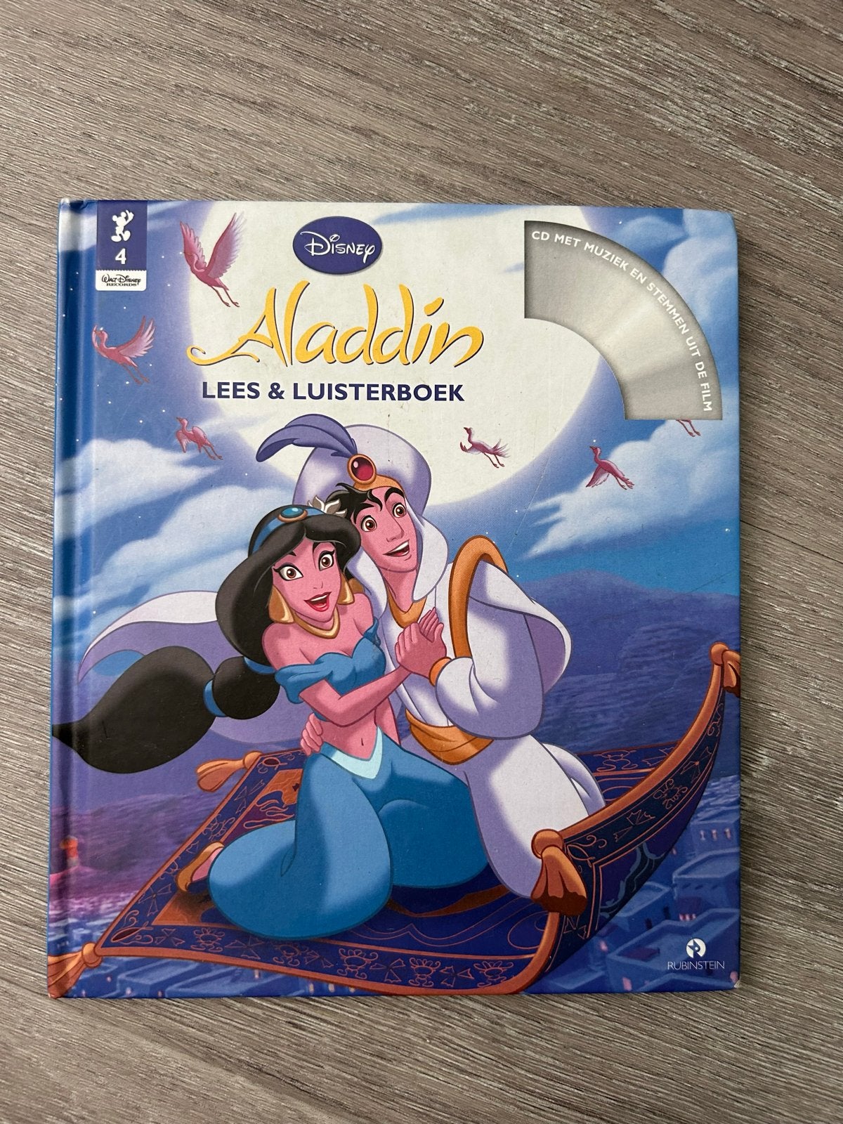 Disney Aladdin Lees & Luisterboek met CD, Boeken, Ophalen of Verzenden, Gelezen