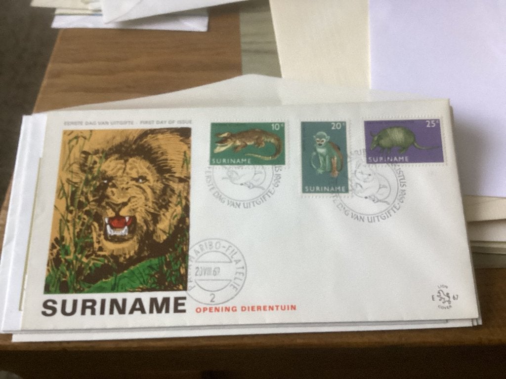No4783 Suriname E67 Heb ook Nederland jaargangen fdc 1963, Postzegels en Munten, Ophalen of Verzenden, Onbeschreven, Rest van de wereld