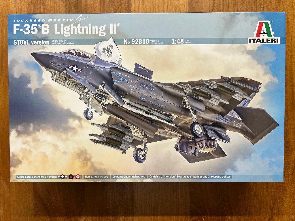 Italeri F-35B STOVL 1:48 bouwpakket – 92810, Italeri, Nieuw, Ophalen of Verzenden, Groter dan 1:72