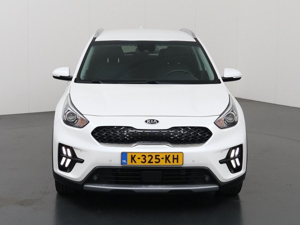 Kia Niro 1.6 GDi Hybrid DynamicPlusLine | Stoel/Stuurwielver, Auto's, Kia, Gebruikt, Euro 6, 2 kWh, Wit