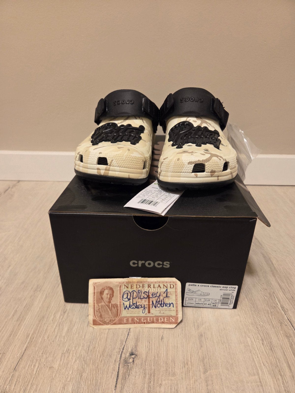 Patta x Crocs 41-42 new in box
Eu41-42
New in box, Ophalen of Verzenden, Nieuw