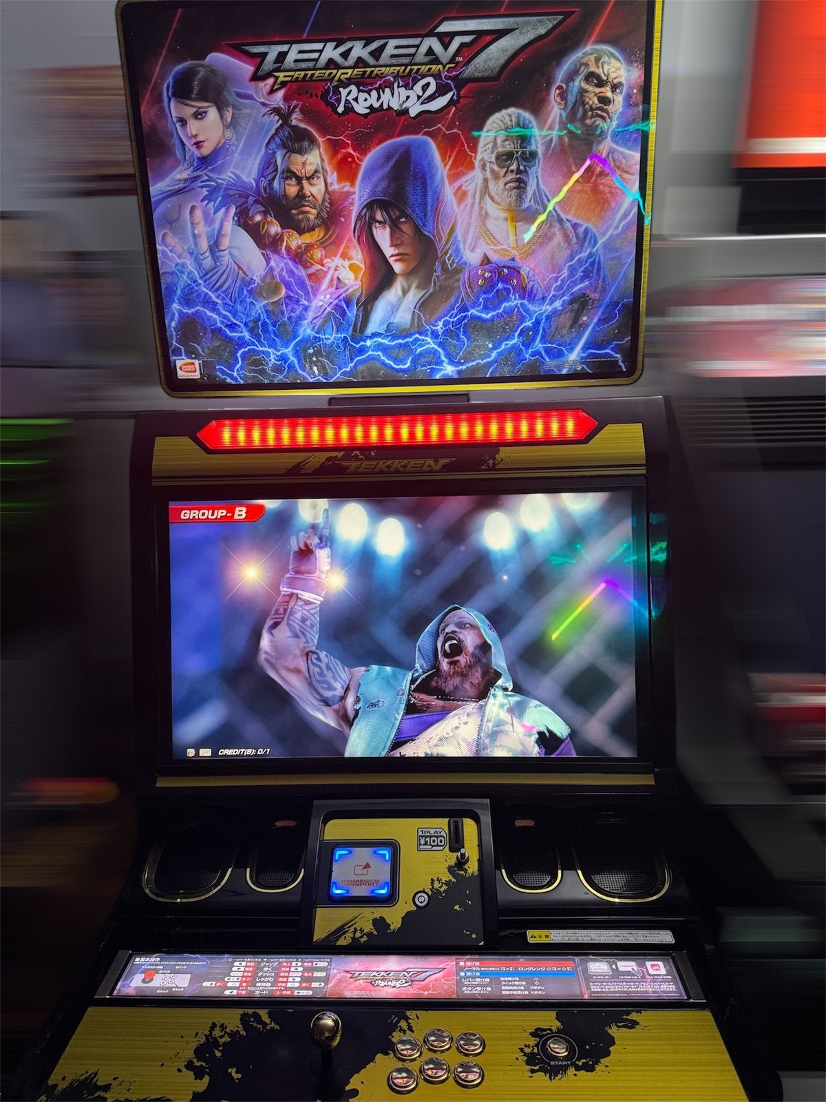 Namco Noir GOLD Arcade Tekken 7 Round 2 + Namco ES3(X), Verzamelen, Ophalen, Zo goed als nieuw, Flipperkast