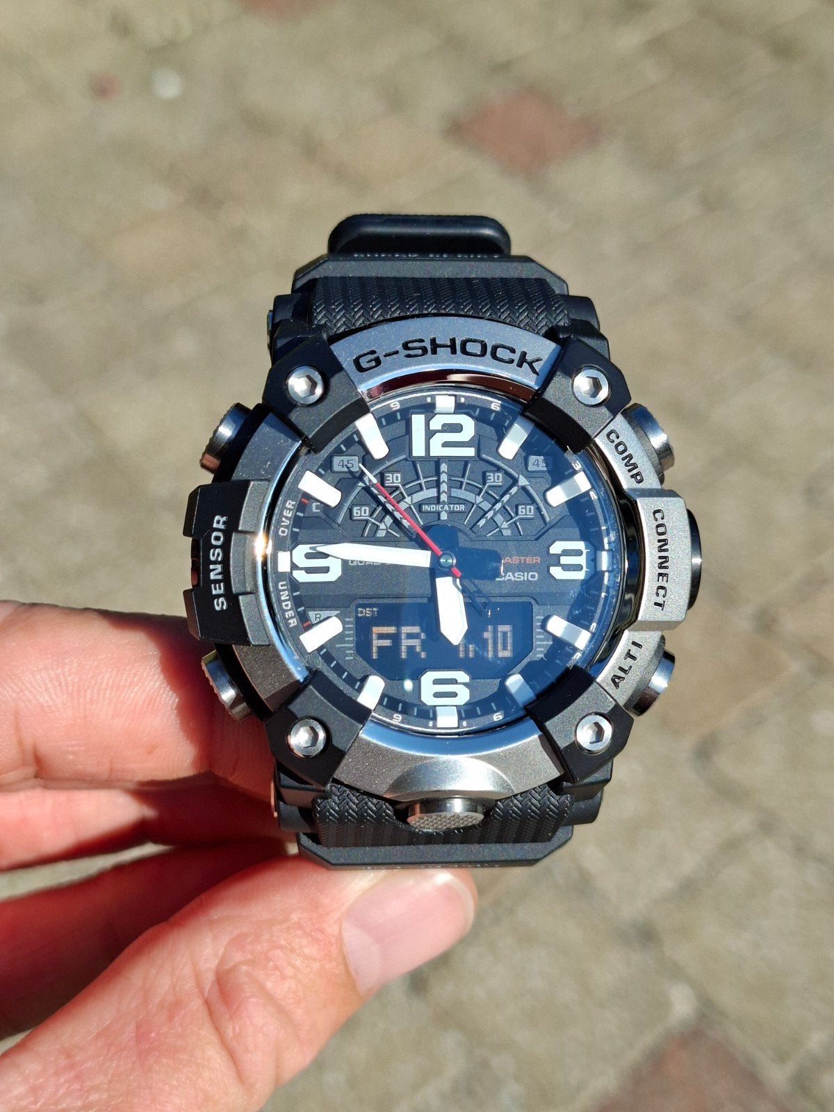 Casio G-shock mudmaster GG-B100XM quad sensor, Casio, Staal, Polshorloge, Nieuw