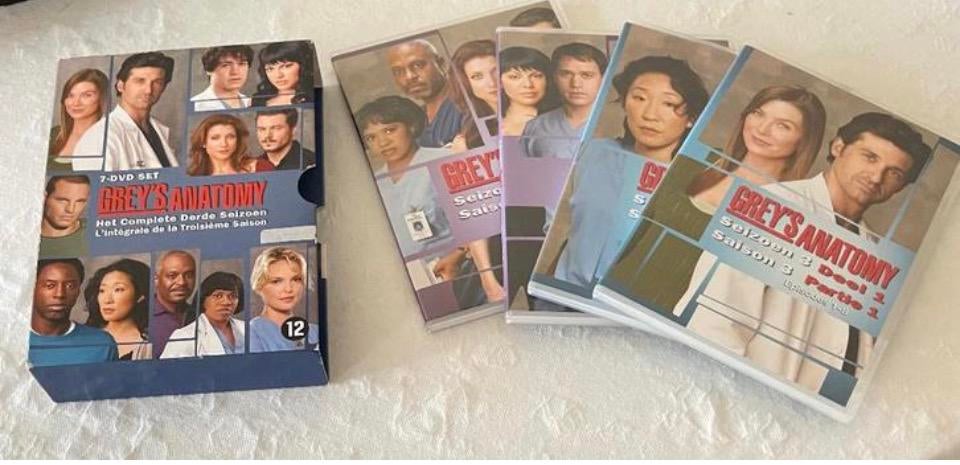 DVD Grey's Anatomy - Seizoen 3, Cd's en Dvd's, Vanaf 12 jaar, Ophalen of Verzenden, Zo goed als nieuw, Drama