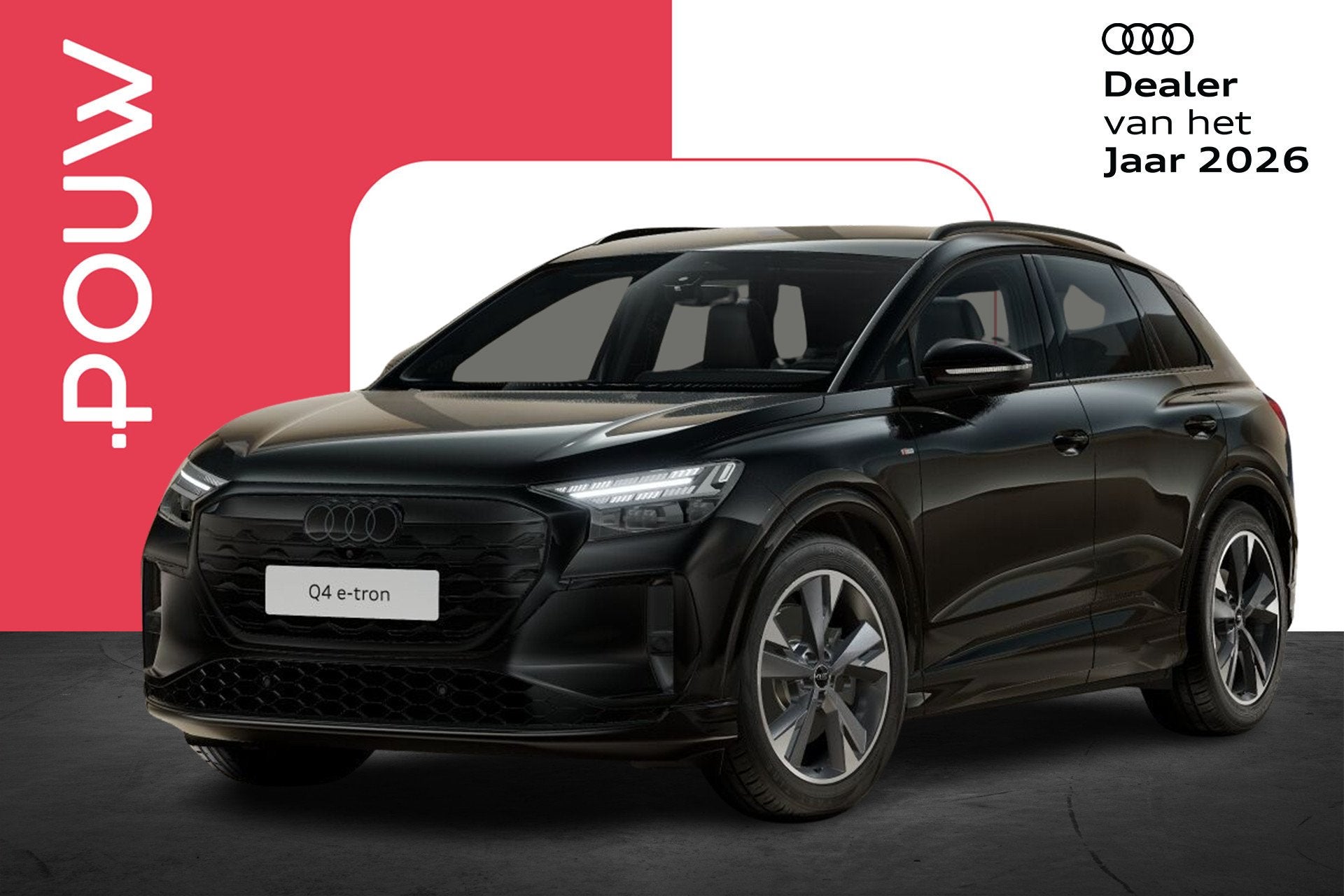 Audi Q4 e-tron S edition 286pk performance 82 kWh | Velgen 2, Auto's, Automaat, 12 maanden, Achterwielaandrijving, 510 min