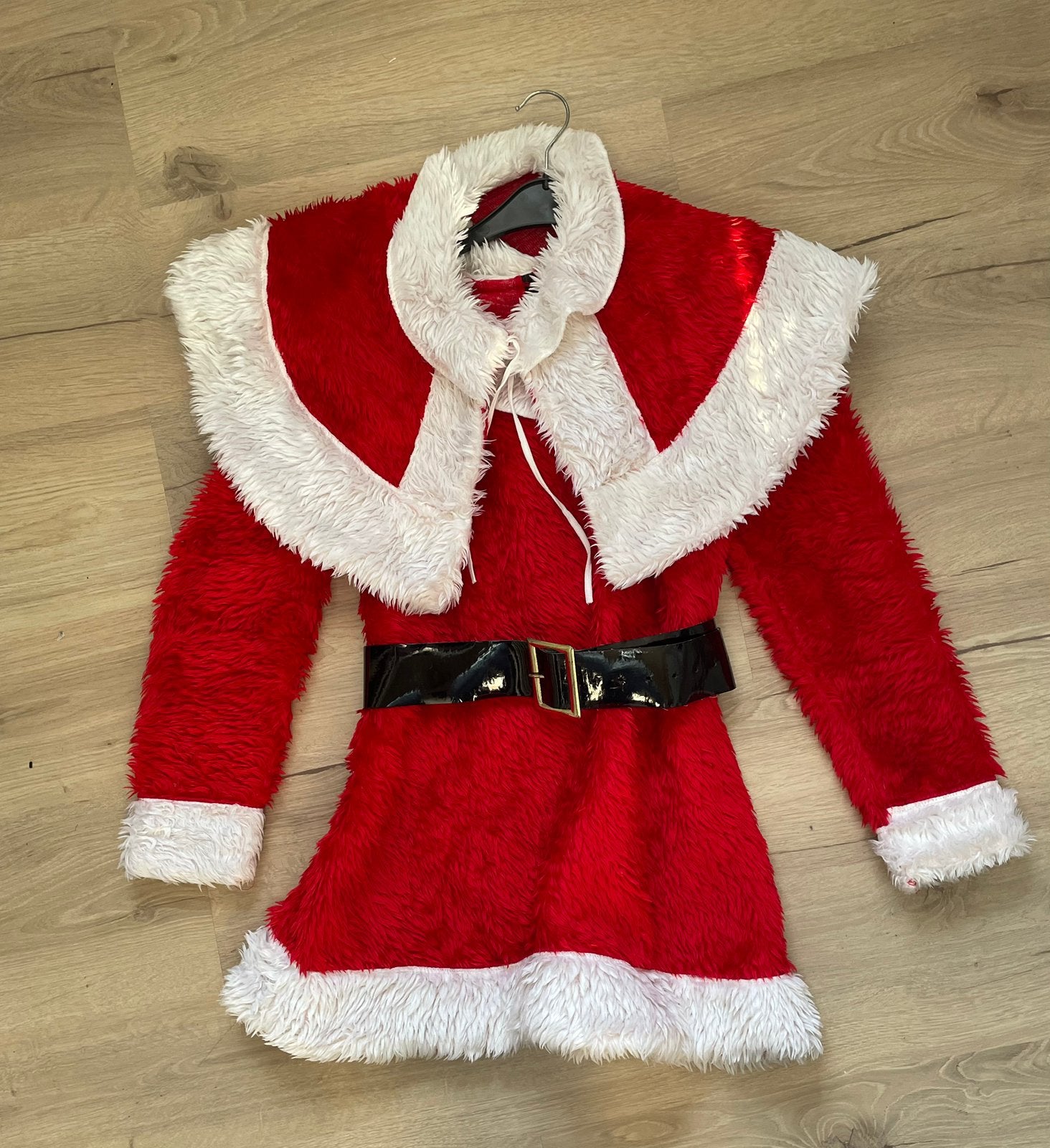 Kerstvrouw jurk kerstmis, Ophalen of Verzenden, Zo goed als nieuw, Maat 38/40 (M), Carnaval