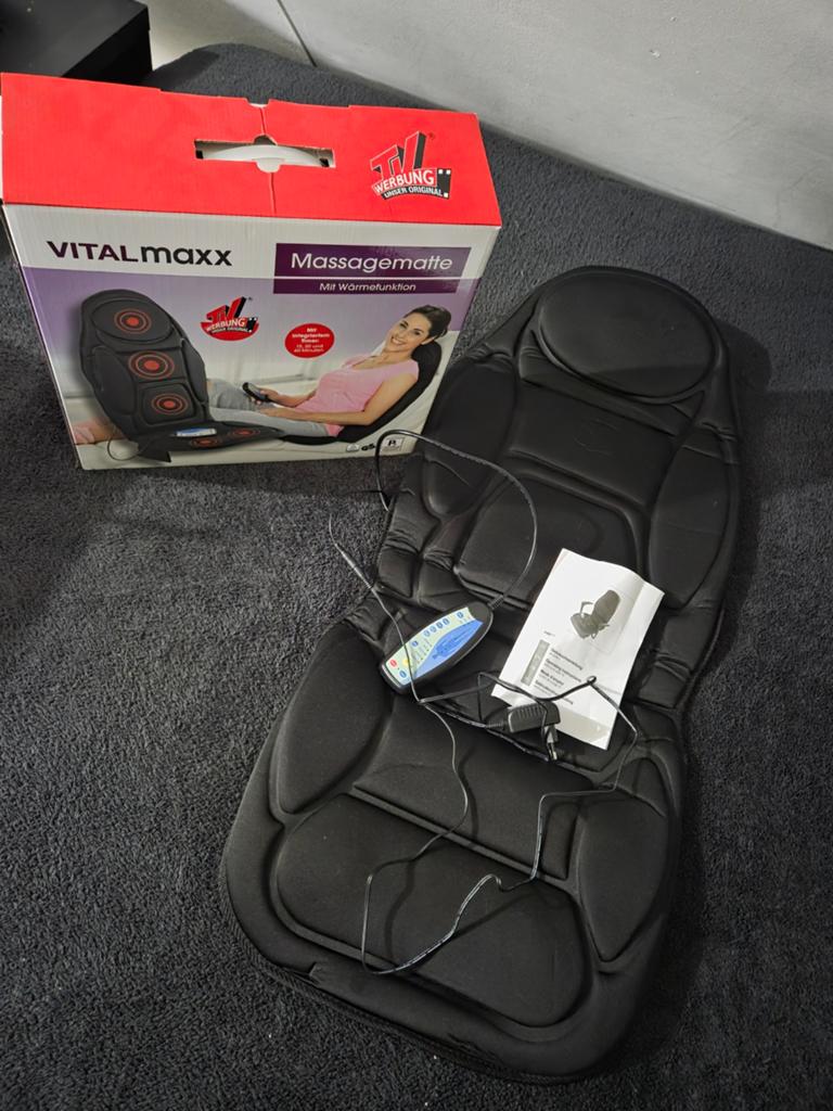 Stoel massagemat, Sport en Fitness, Ophalen, Zo goed als nieuw, Massagestoel of Kussen