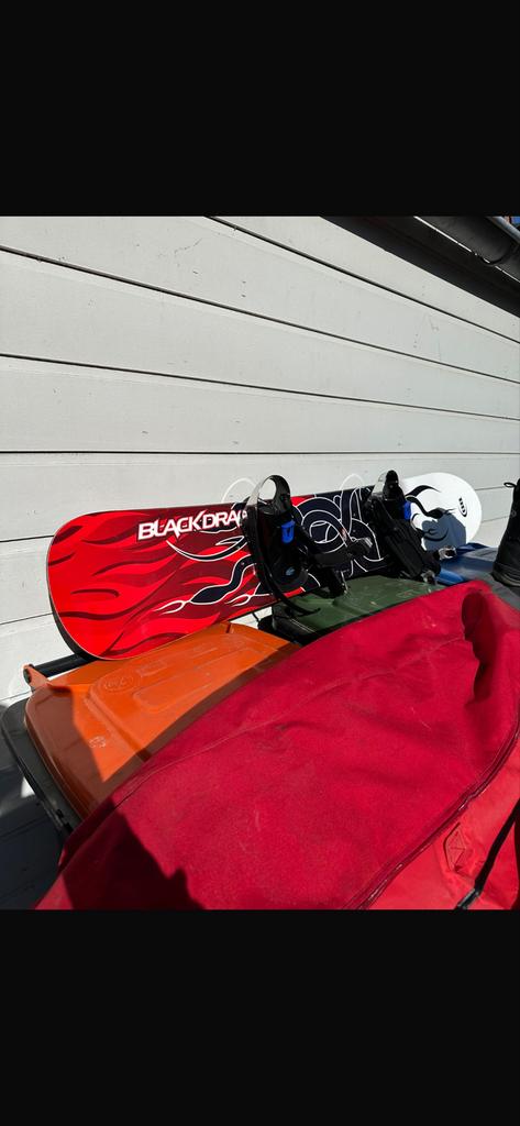 Black Dragon Snowboard met bindingen, Sport en Fitness, Snowboarden, Ophalen of Verzenden, Gebruikt, Board