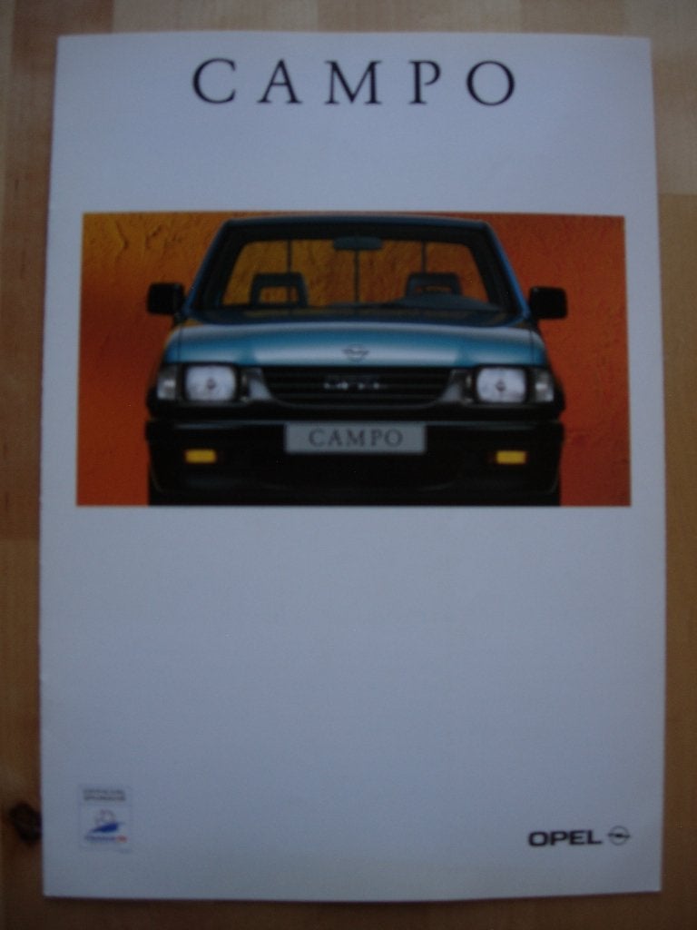 Opel Campo Brochure 1997 – Pickup Pick up, Opel, Zo goed als nieuw, Opel, Ophalen of Verzenden