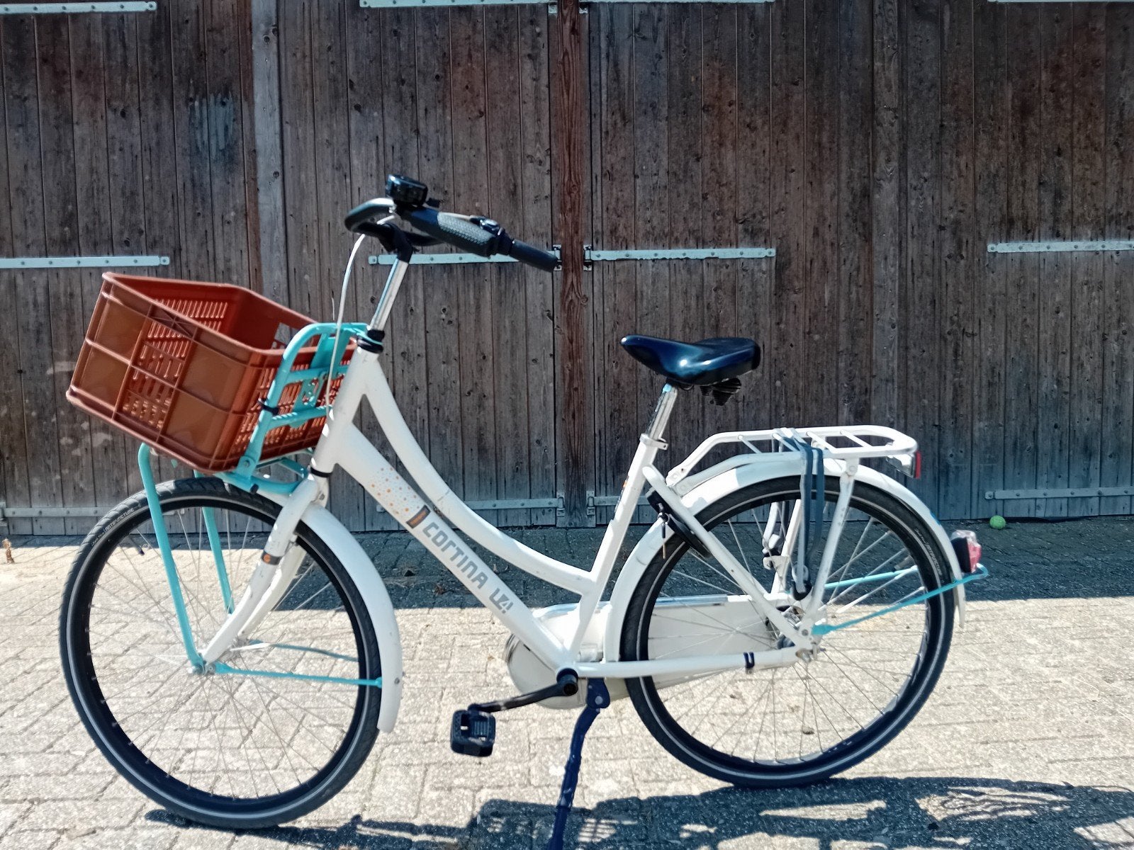 Te koop: meiden fiets Cortina U4 26 inch, Terugtraprem, Gebruikt, Versnellingen, Cortina U4