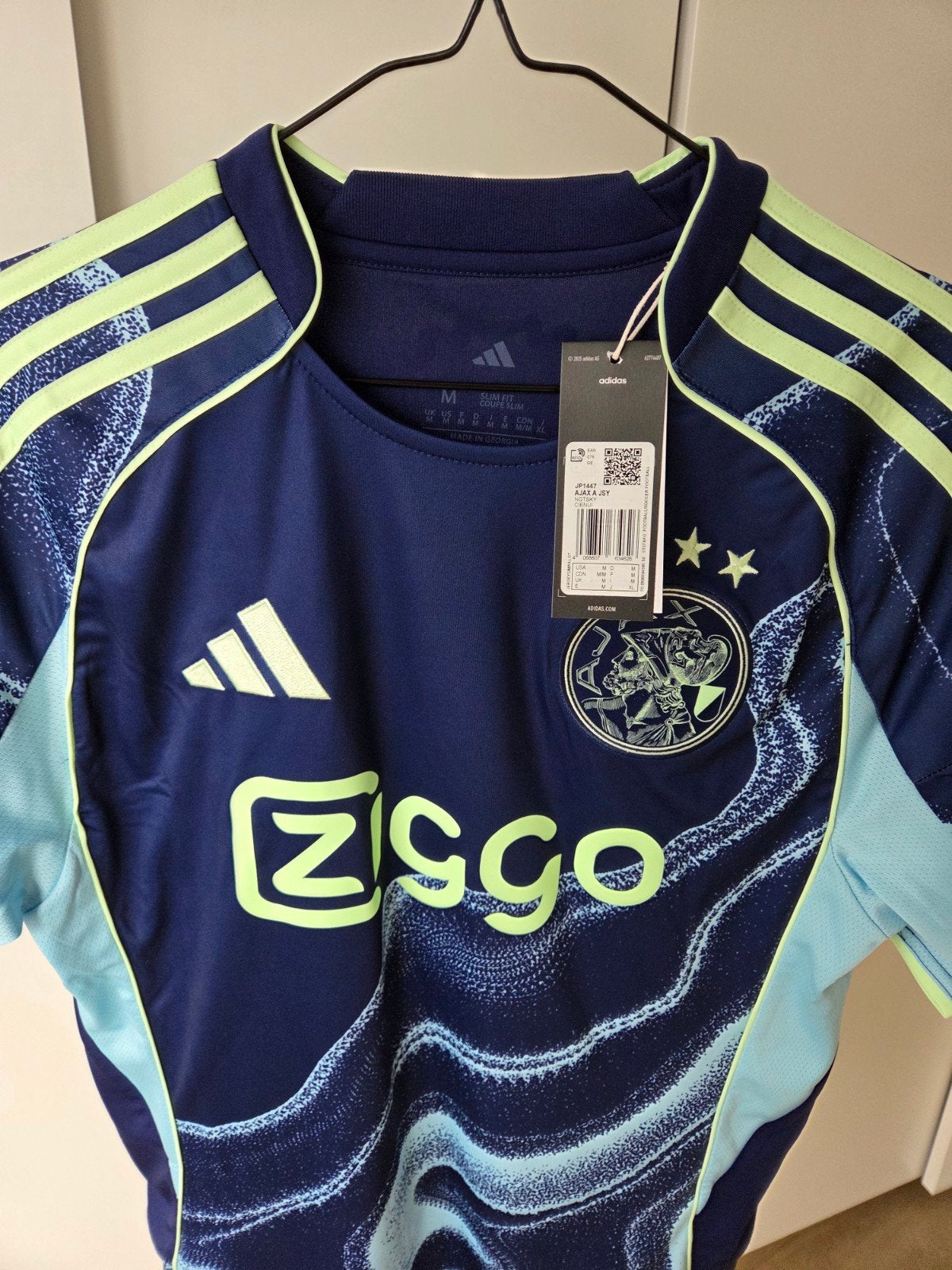 Origineel ajax shirt van Sean Steur maat M, Maat M, Ophalen of Verzenden, Nieuw, Shirt