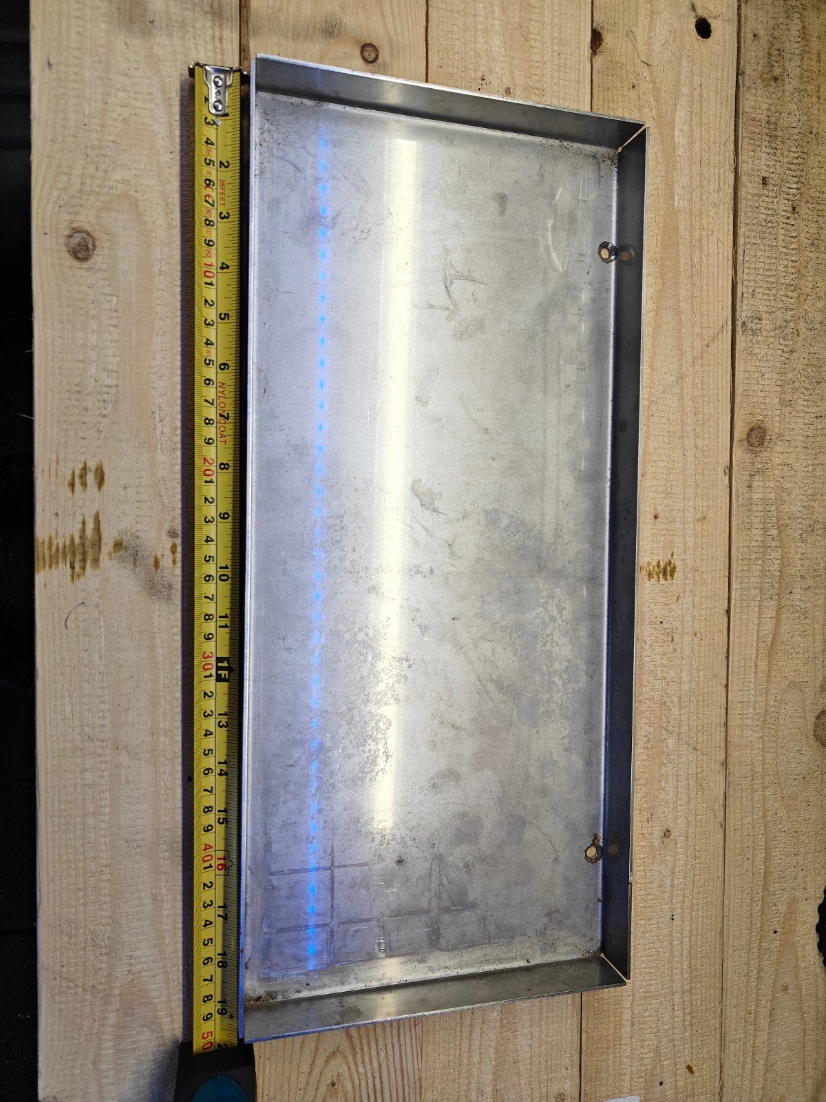 RVS Accubak 49x23cm, Gebruikt, Universele onderdelen