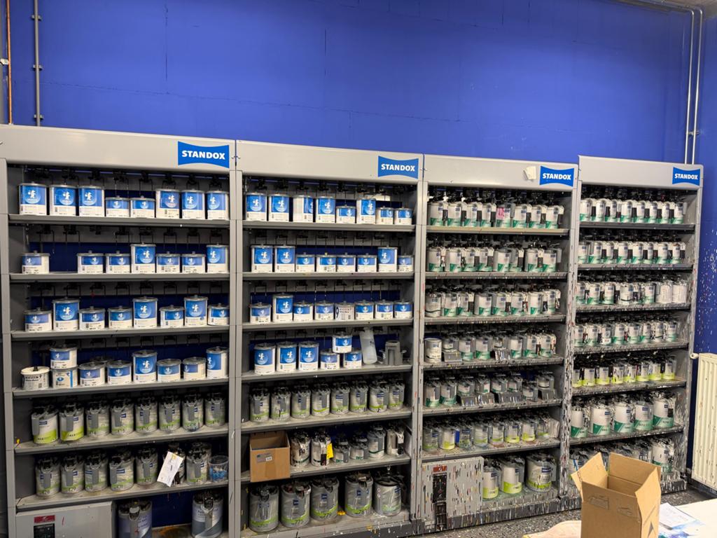 Standox Verf Mengkast met Scanner - 2 Stuks, Ophalen, Gebruikt, Overige kleuren, Verf