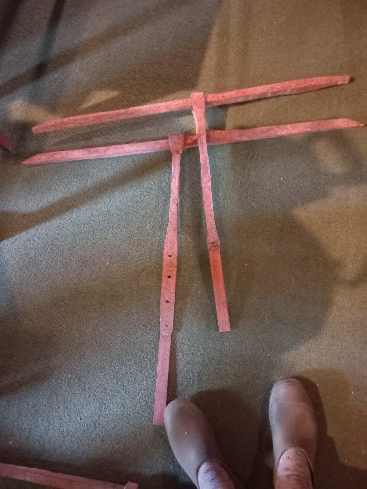 Set antieke smeedijzeren muurankers, Ophalen, Gebruikt, 50 tot 100 mm, Overige typen