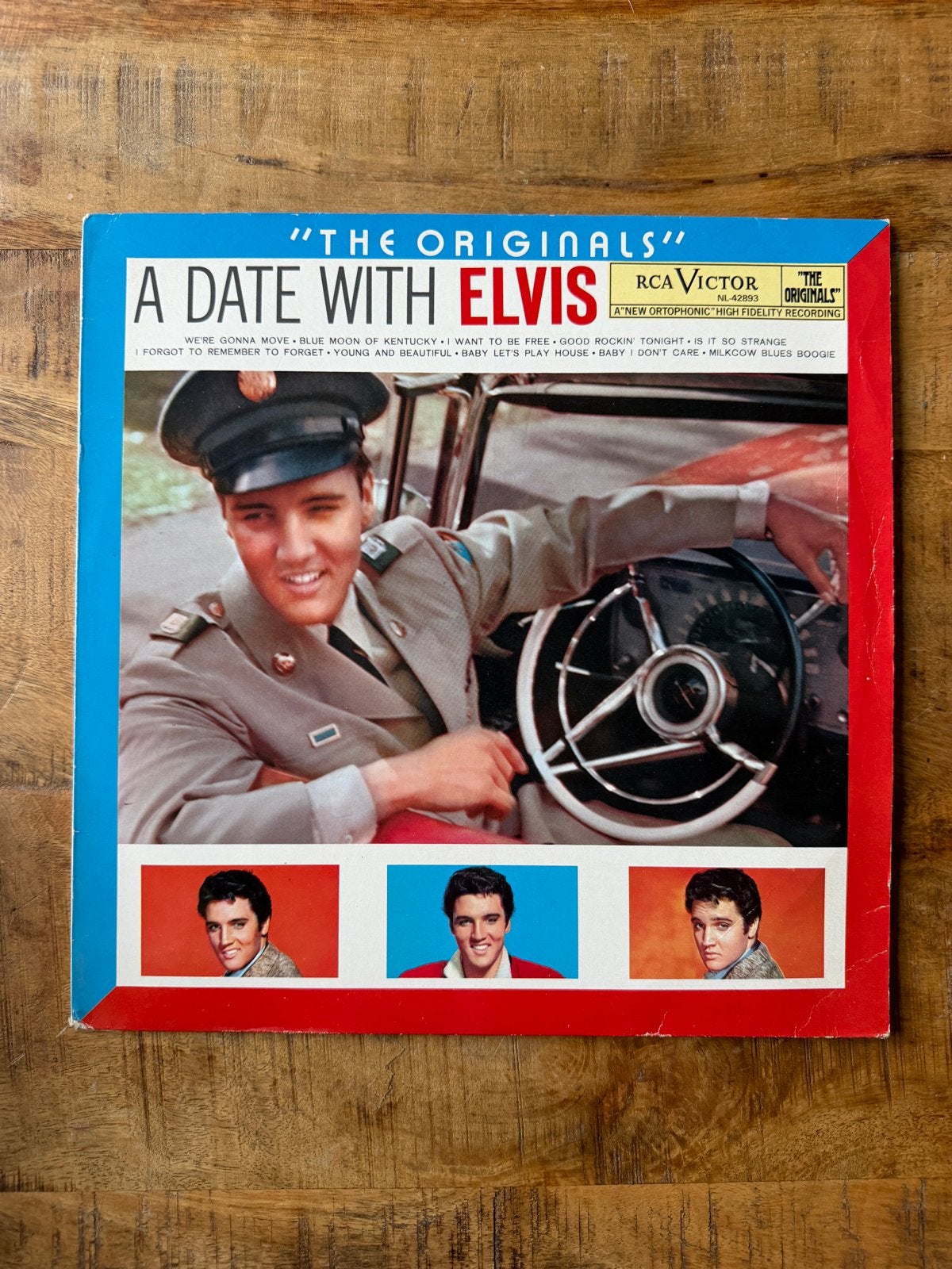 Elvis Presley - A Date With Elvis (The Originals LP), LP, Rock, Gebruikt, Originele persing