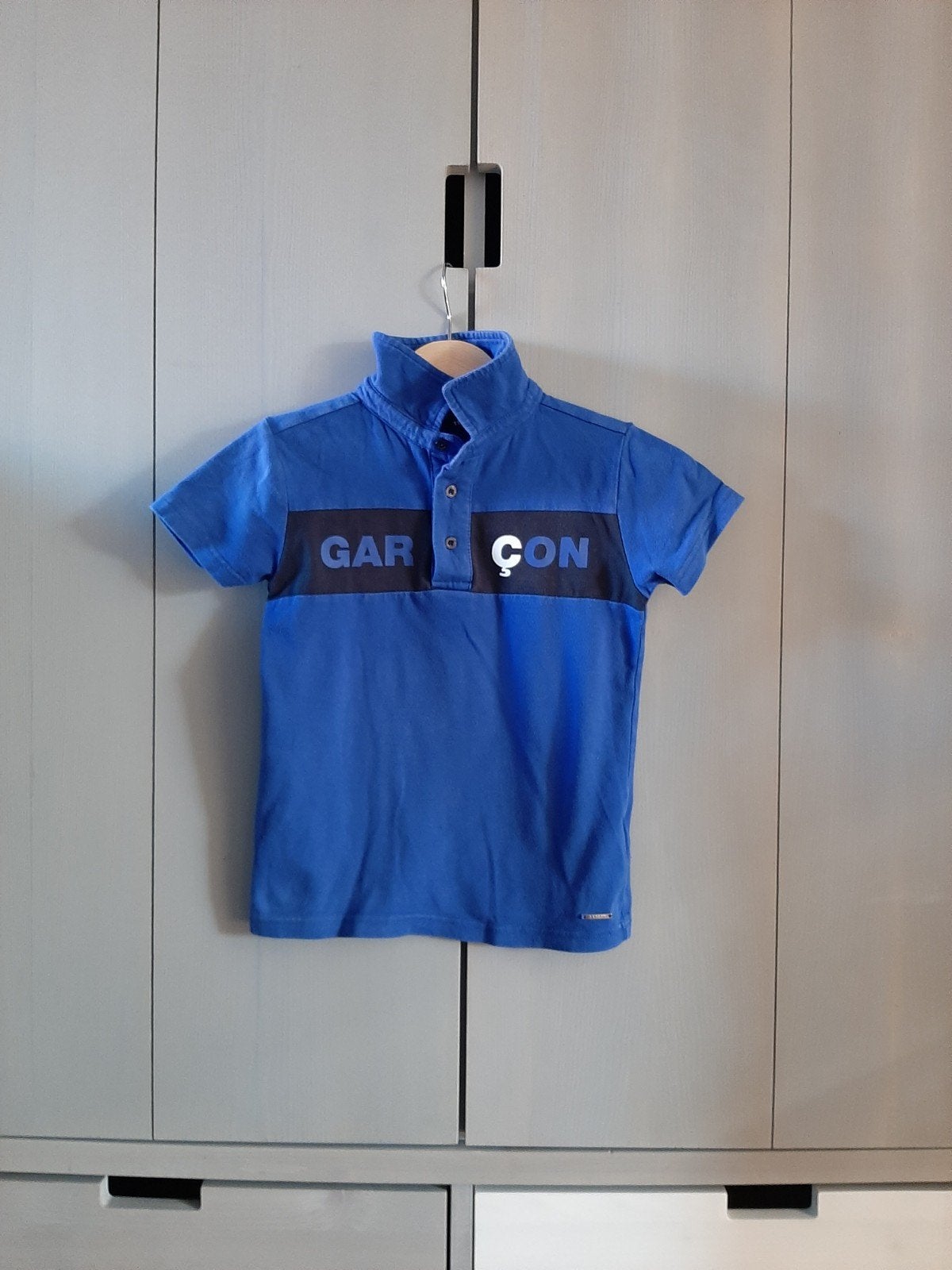 Mooie polo van Le Chic Garcon in maat 116, Gebruikt, Le Chic, Ophalen of Verzenden, Shirt of Longsleeve