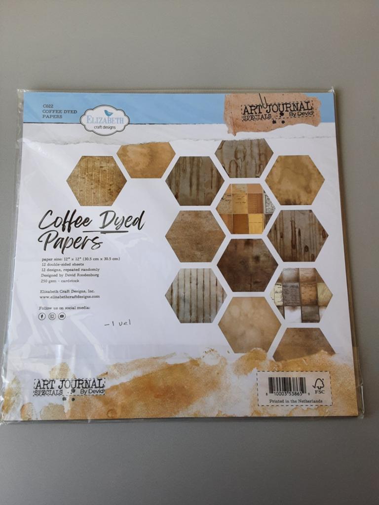 Elizabeth Craft Design - C022 Coffee dyed papers by Devid, Verzenden, Nieuw, Papier of Karton