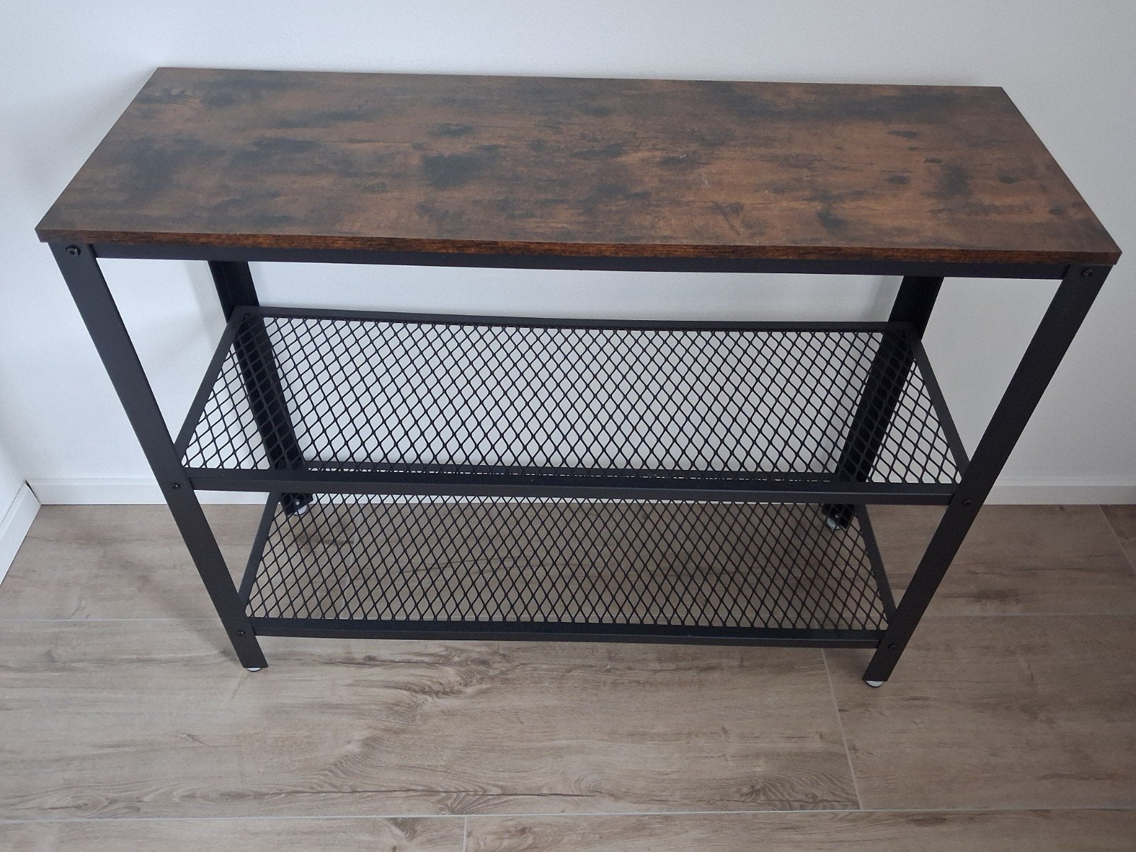 Wandrek en sidetable set - Industrieel design, Ophalen, Gebruikt