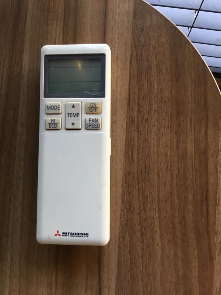 Mitsubishi Afstandsbediening RLA502A700B Airco, Audio, Tv en Foto, Verzenden, Gebruikt, Origineel, Met display
