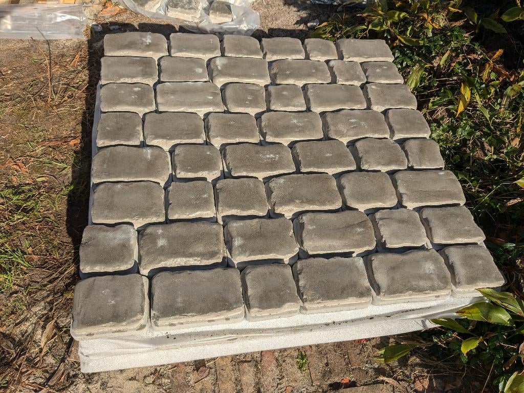 Courtstones Iron Grey 3 m2, Tuin en Terras, Tegels en Klinkers, Ophalen, Overige typen, Nieuw, Minder dan 5 m²