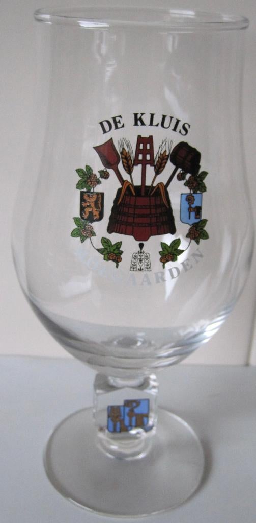 Hoegaarden de Kluis bierglas - puntgaaf, Verzamelen, Biermerken, Ophalen of Verzenden, Zo goed als nieuw, Glas of Glazen, Overige merken