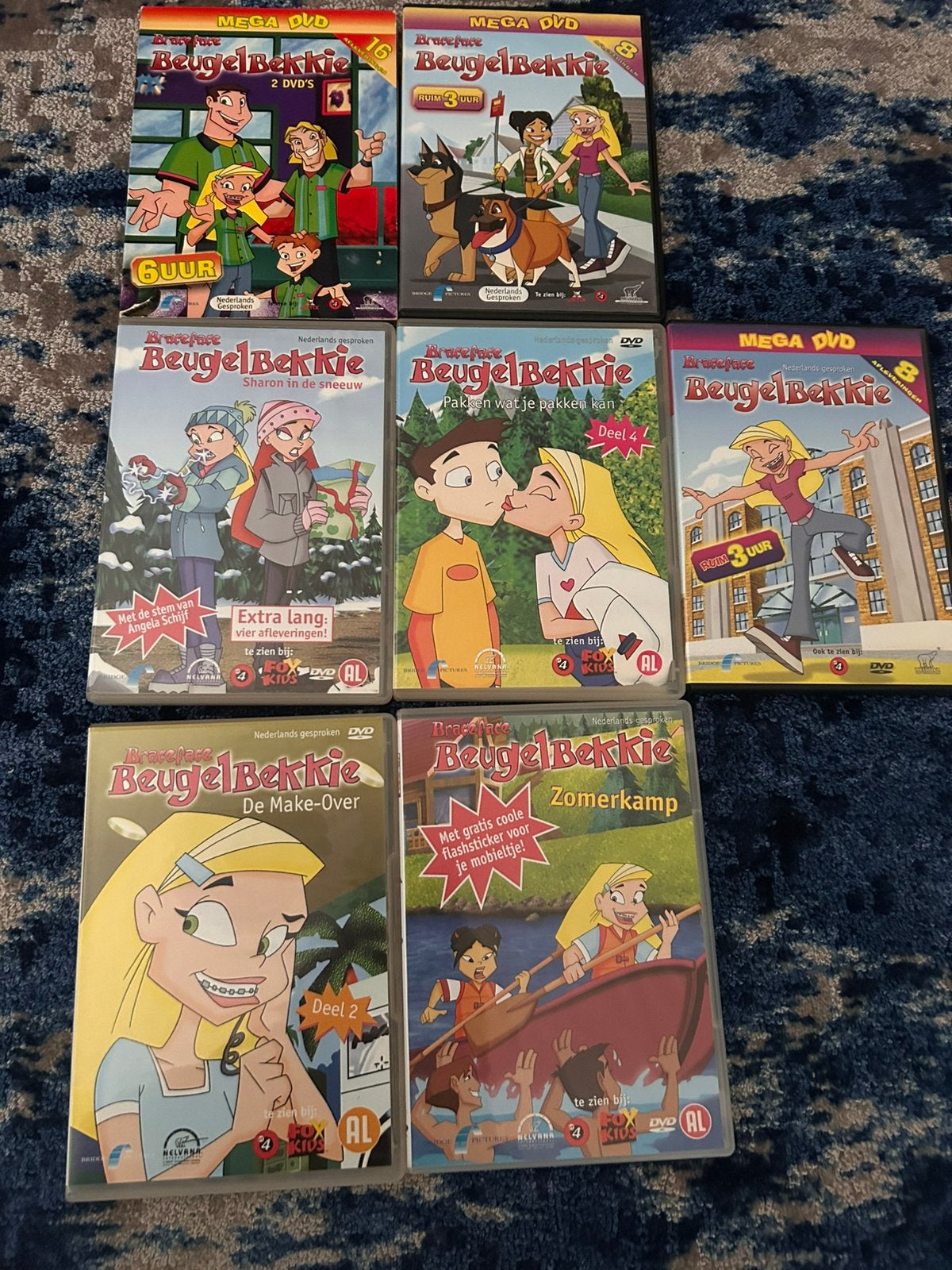 Beugelbekkie DVD’s 7 stuks, Boeken, Meerdere stripboeken, Ophalen of Verzenden, Zo goed als nieuw