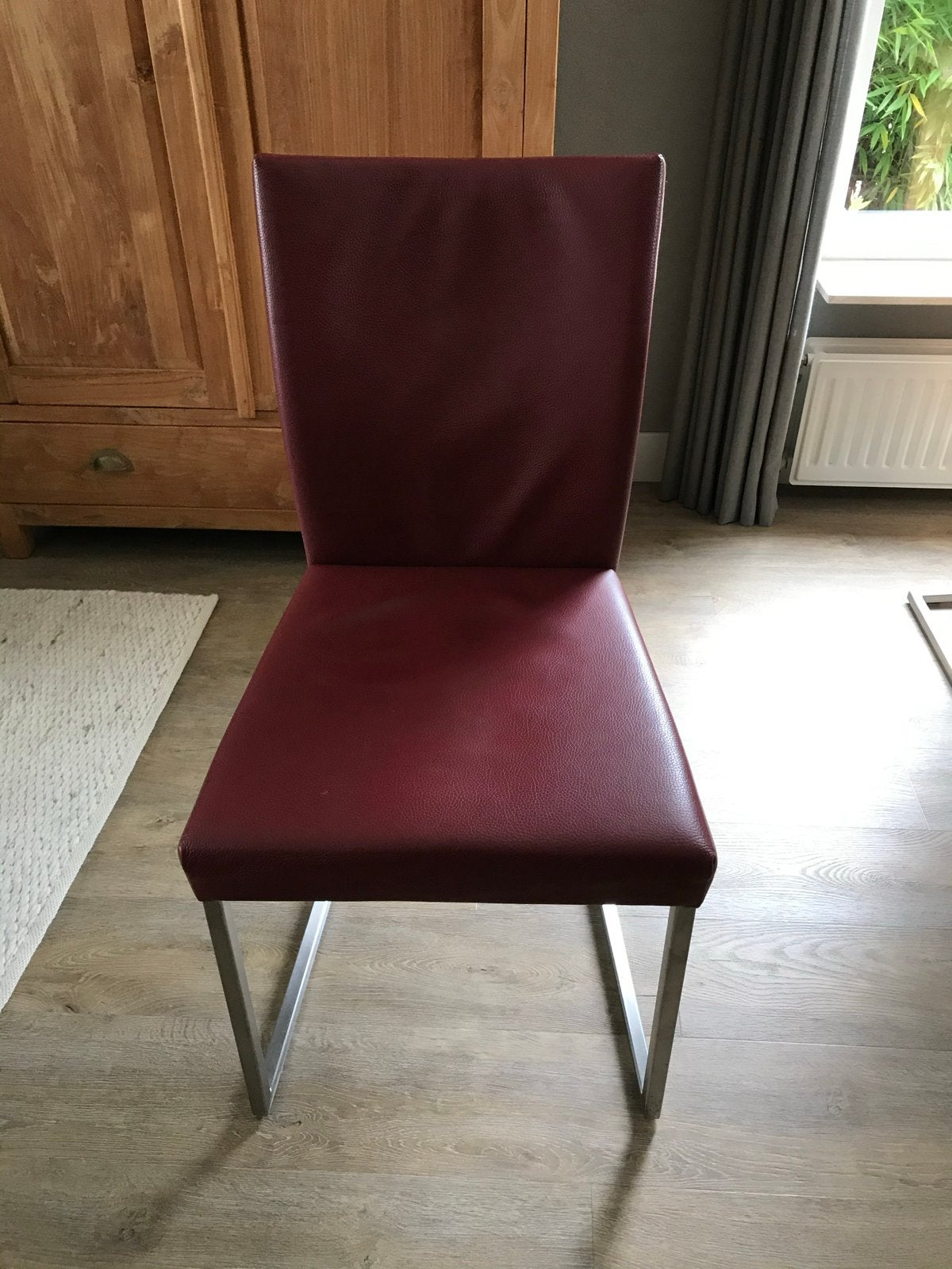Mooie Bert Plantagie stoel - Comfortabel en stijlvol., Gebruikt, Leer, Ophalen of Verzenden, Eén