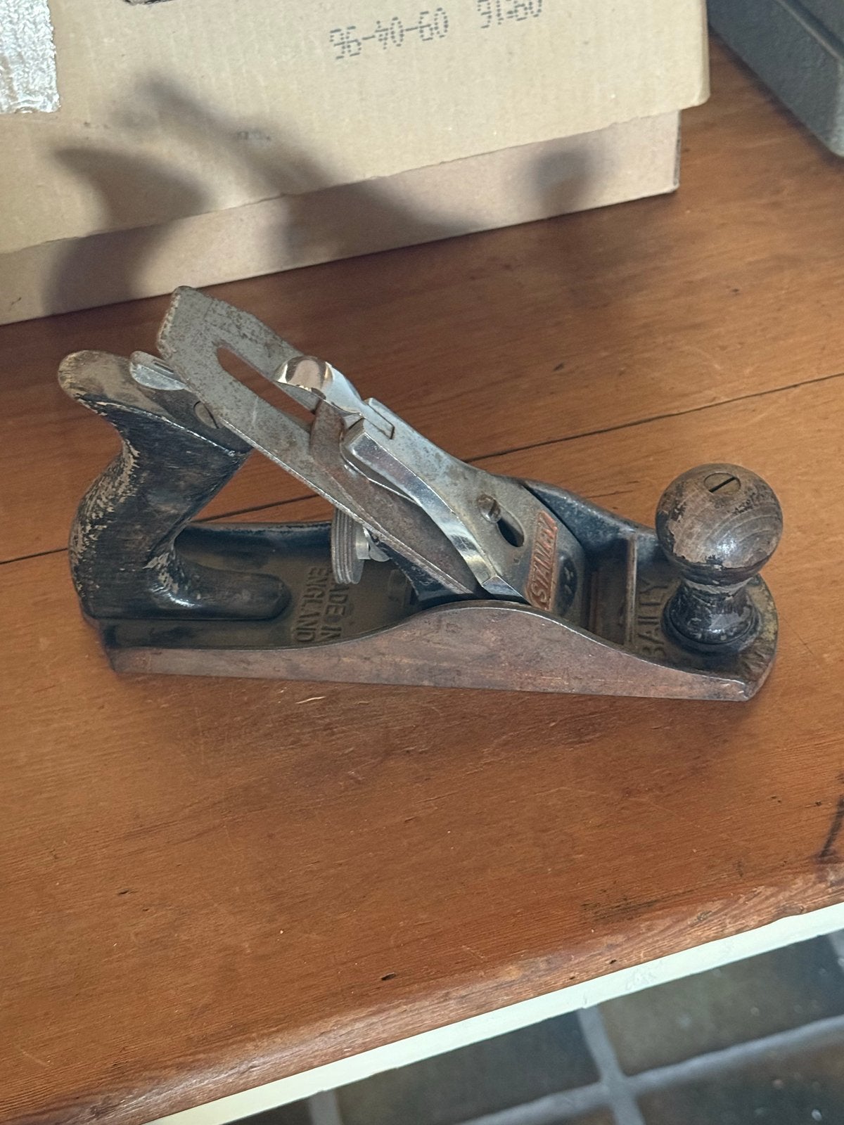 Vintage Stanley Bailey schaaf - Made in England, Antiek en Kunst, Ophalen of Verzenden