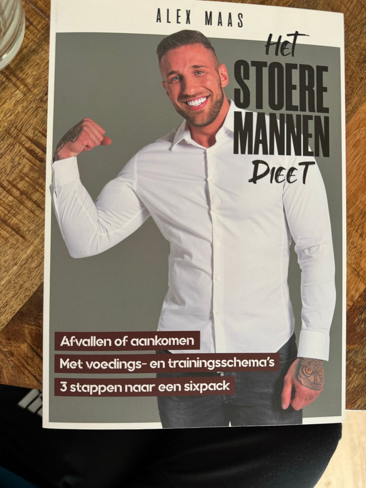 Het Stoere Mannen Dieet - Alex Maas (Afvallen of aankomen), Boeken, Ophalen of Verzenden, Nieuw, Dieet en Voeding