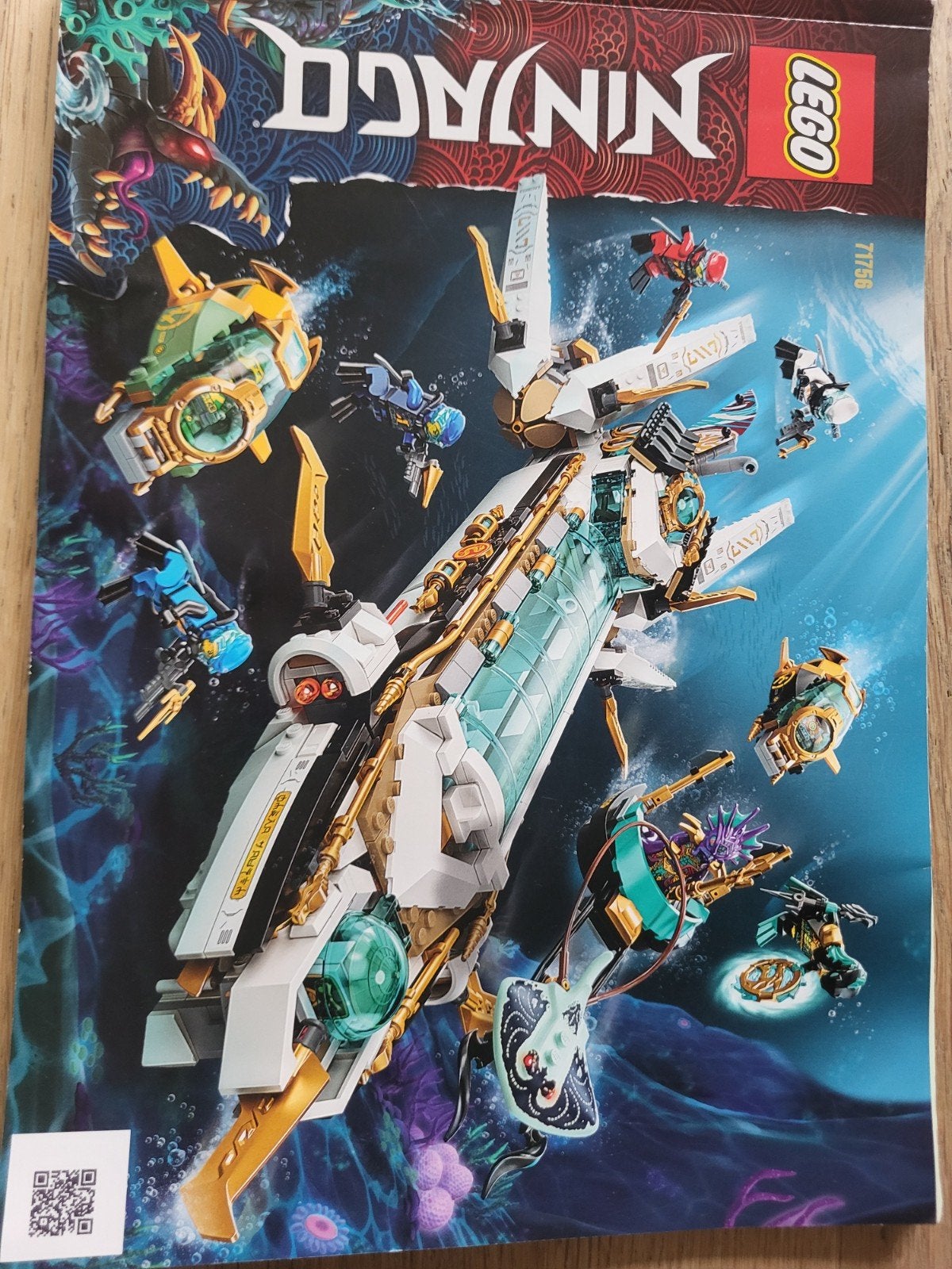 Lego Ninjago Hydro Bounty 71756 instructieboekje, Gebruikt, Lego, Overige typen, Ophalen of Verzenden