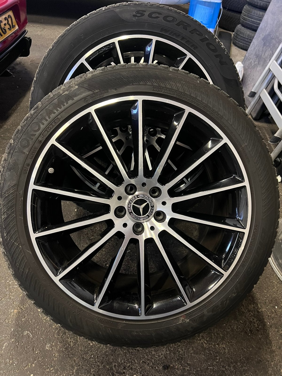Orgineel breedset mercedes GLE 21 INCH winterbanden, Ophalen of Verzenden