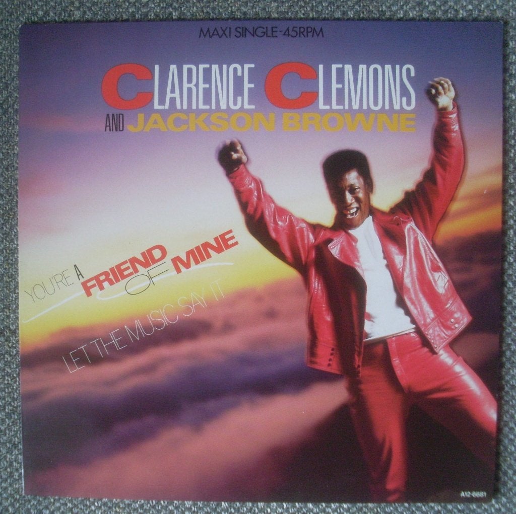 Clarence Clemons + Jackson Browne - You're A Friend Of Mine, Ophalen of Verzenden, Zo goed als nieuw, 12 inch, Pop