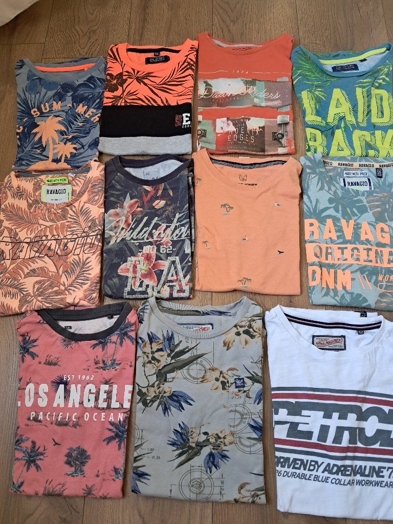 Mooie stoere T shirts o.a. Unlocked, Ravagio, Petrol 152, Ophalen of Verzenden, Gebruikt, Jongen, Shirt of Longsleeve