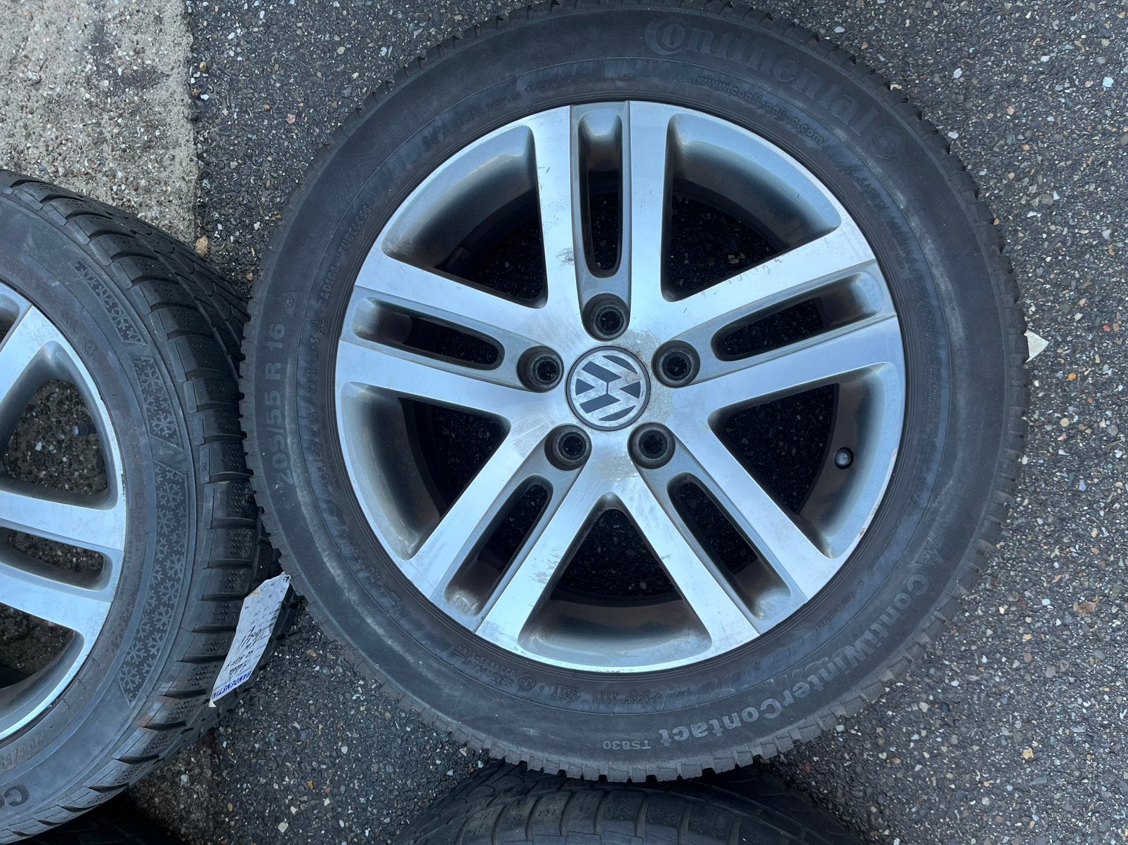 Velgen Golf 6, Auto-onderdelen, Banden en Velgen, Velg(en), Winterbanden, 16 inch, 205 mm, Gebruikt, Ophalen