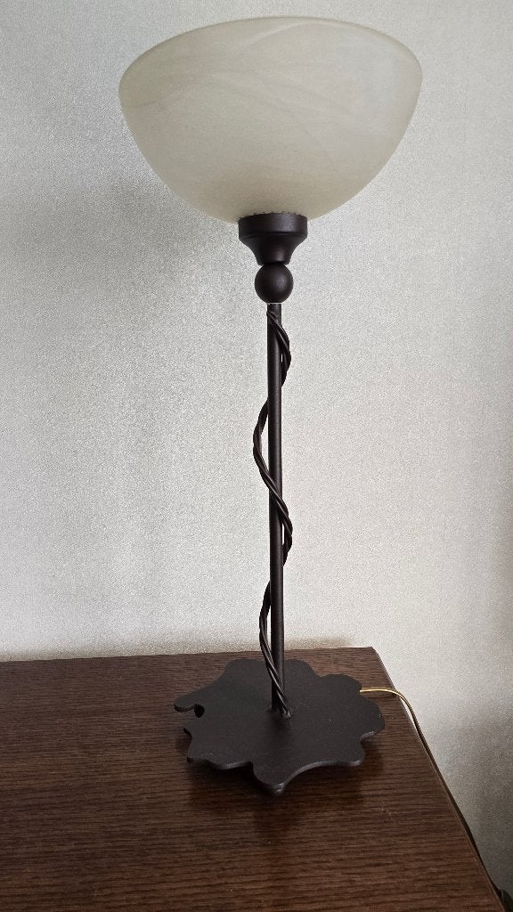 Vintage lampen/ Schemerlampen met Griekse Rand, Ophalen, Gebruikt, Schemerlamp, Vintage