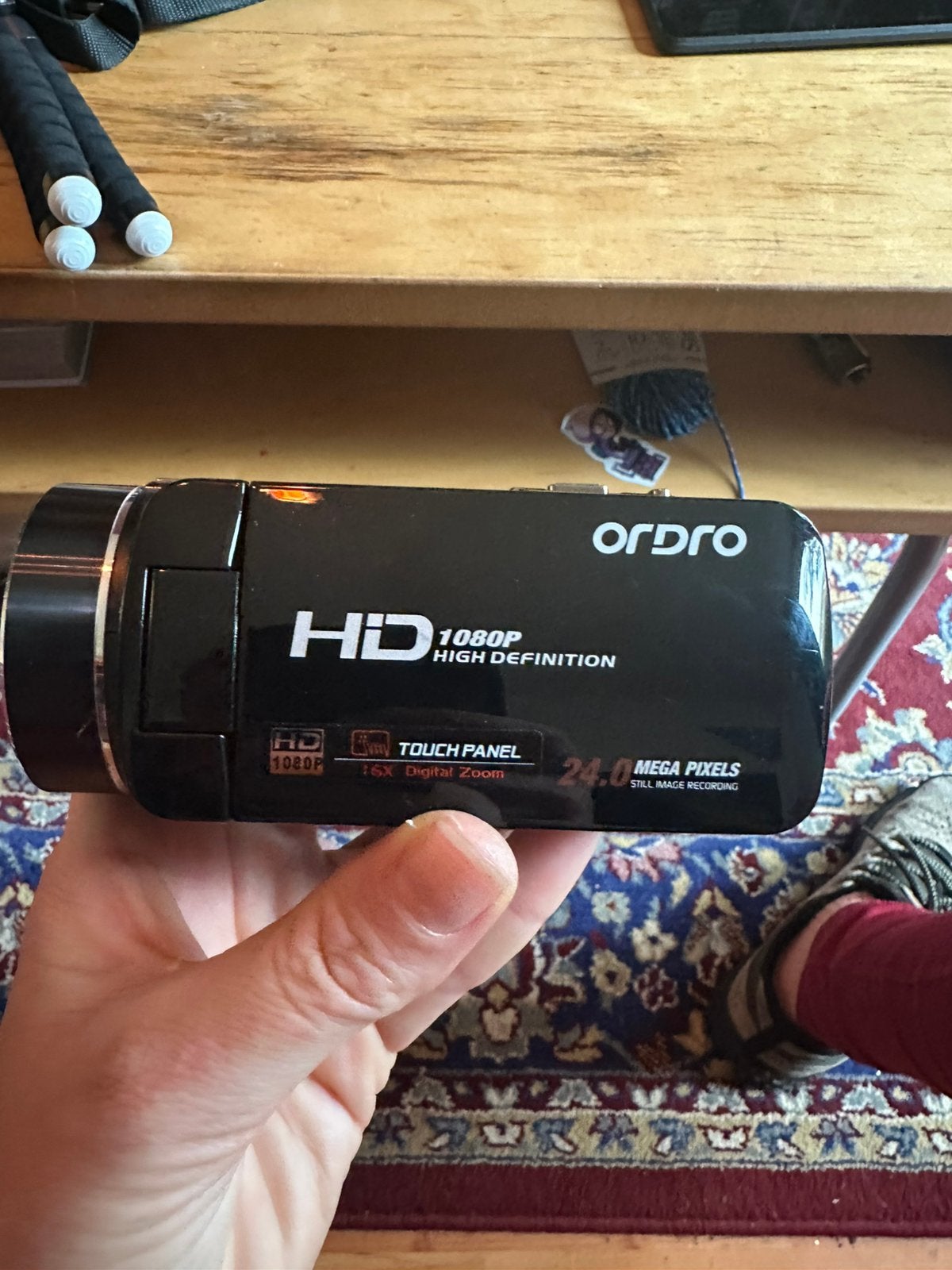 Ordro digitale video camera, Overige merken, 20x of meer, Overige soorten, Ophalen of Verzenden