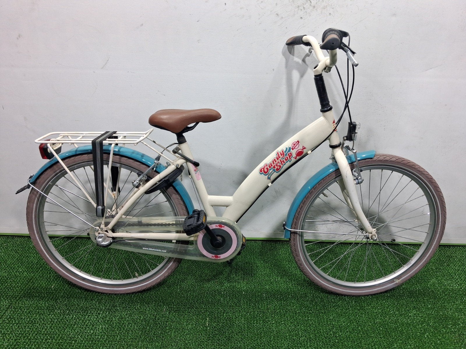 Bike fun candy shop meisjes fiets 3v 24 inch, Fietsen en Brommers, Fietsen | Meisjes, Ophalen, Zo goed als nieuw, 24 inch, Versnellingen