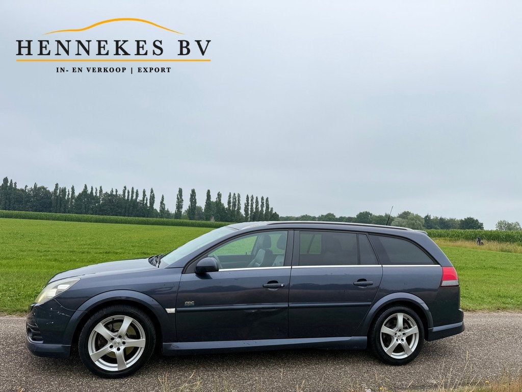 Opel Vectra Wagon 2.8 V6 Sport automaat, Auto's, Opel, Zwart, Vectra, Euro 4, Zilver of Grijs