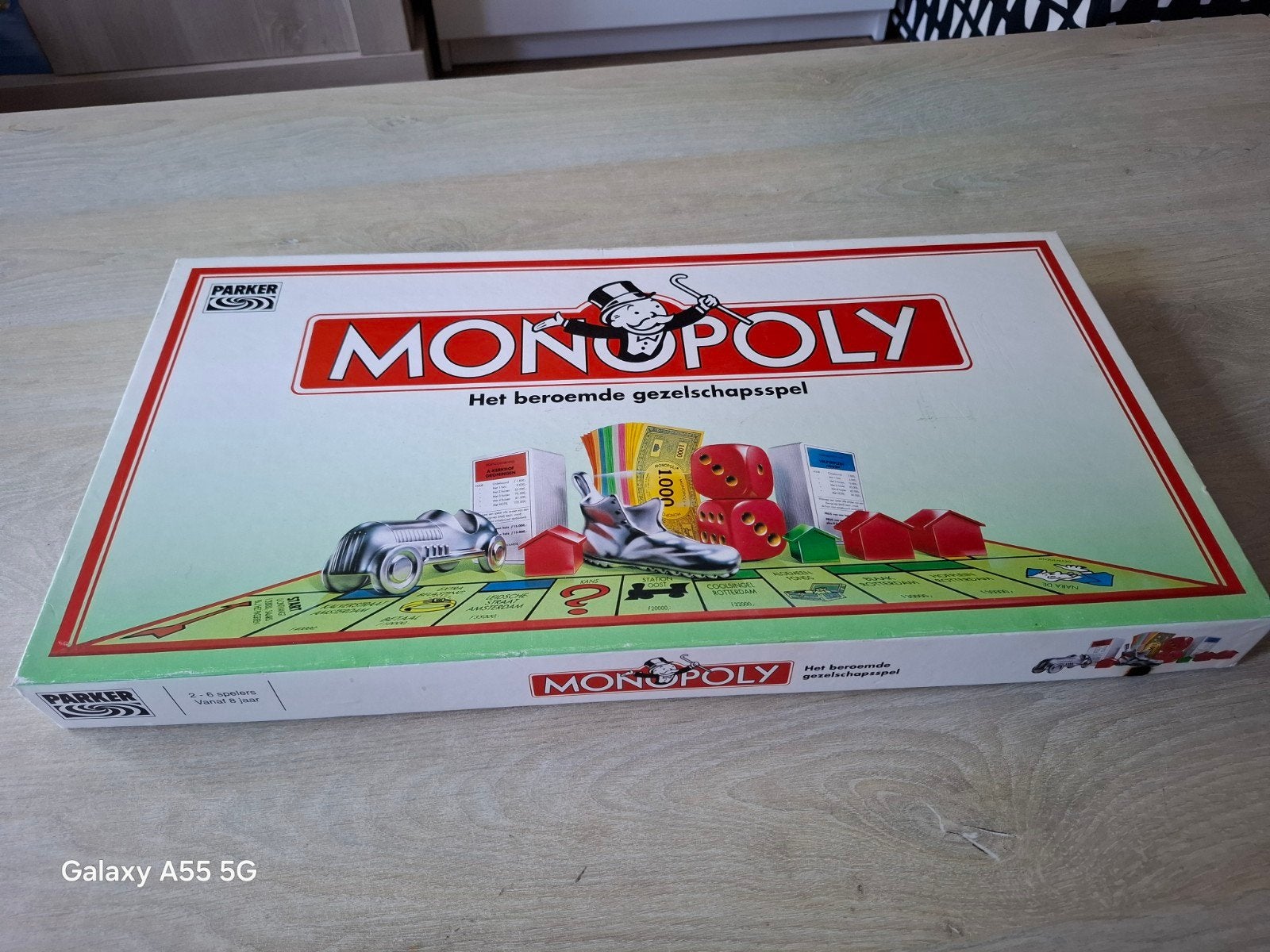 Monopoly - Het beroemde gezelschapsspel (Parker), Parker, Gebruikt, Vijf spelers of meer, Ophalen of Verzenden