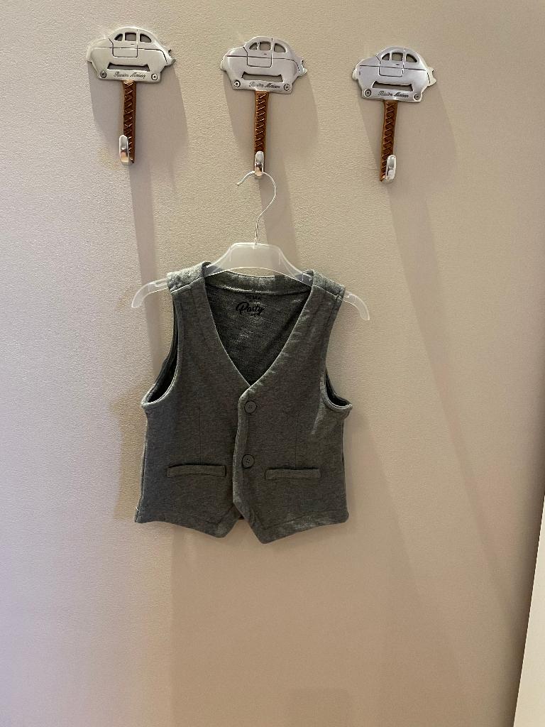 Gilet grijs maat 122 / 128 NIEUW kerst feest feestdagen, Ophalen, Nieuw, Jongen, Overige typen