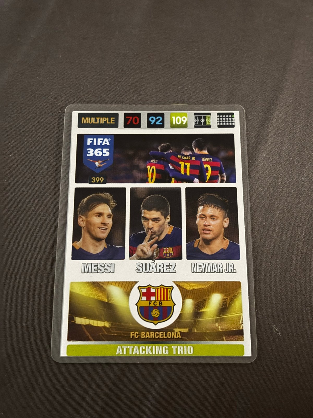 FIFA 365 Spelerskaart Messi Suarez Multiple, Ophalen of Verzenden, Zo goed als nieuw, Buitenlandse clubs, Spelerskaart
