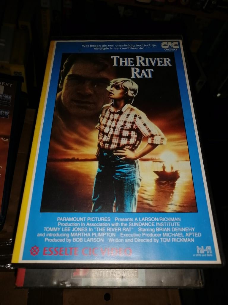 VHS ex-rental - The River Rat, Vanaf 16 jaar, Ophalen of Verzenden, Gebruikt, Horror