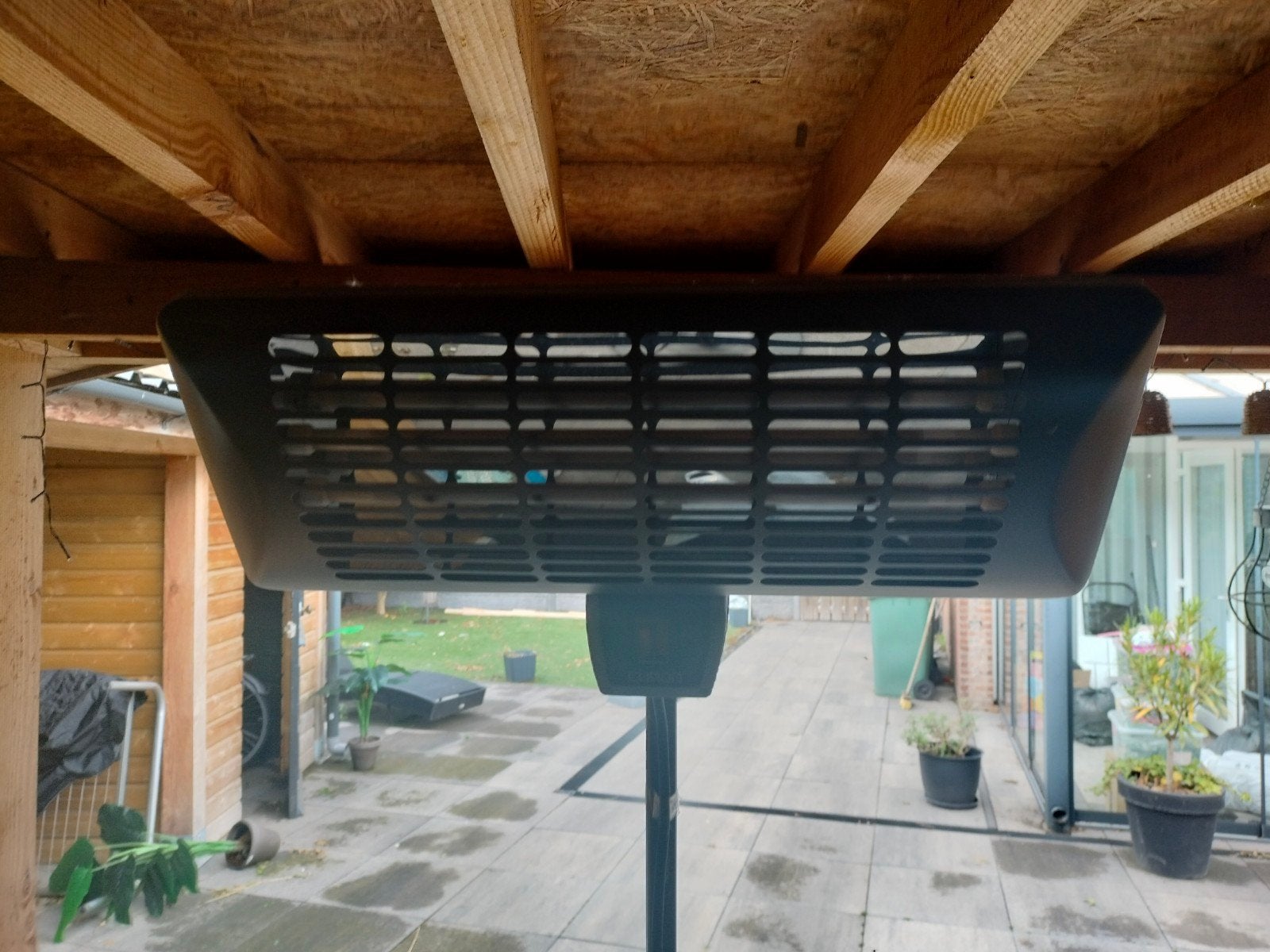 Terrasverwarmer op standaard, Tuin en Terras, Ophalen, Gebruikt, Elektrisch, Vloer